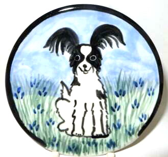 Papillon Black and White -Deluxe Spoon Rest